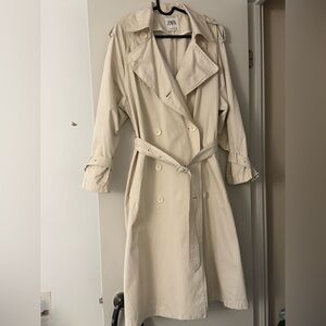Zara Classic Beige Trench Coat